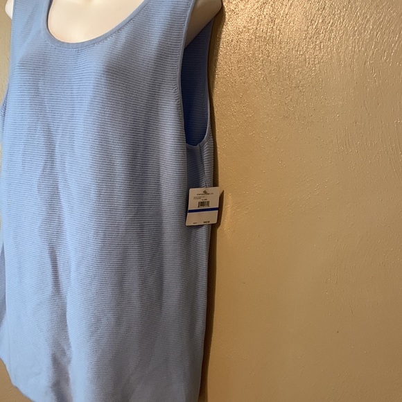Raffaella size XL Chambray blue gray sweater size NWT - Picture 3 of 5